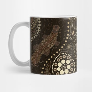 Aboriginal Platypus Art Mug